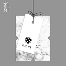 Бирки для одежды 吊牌定做男 女童装标签定制服装吊卡制作铜版纸特种纸个性简约小清新花纹异形镂空工艺品牌商标logo设计印刷