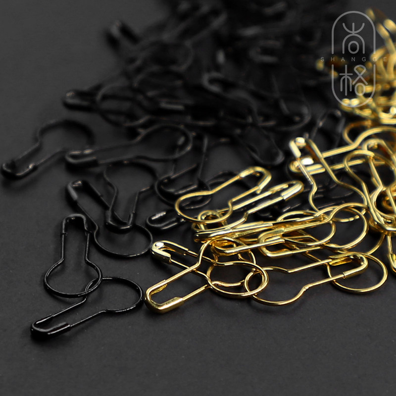 Pin buckle Clothing pin Personality pin Black gold gourd pin Copper tag buckle Clothing pin Clothing accessories accessories
