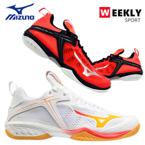 2022 new Korea Meijin thick badminton shoes MIZUNO high-end shock absorbing non-slip sneaker straight post 2