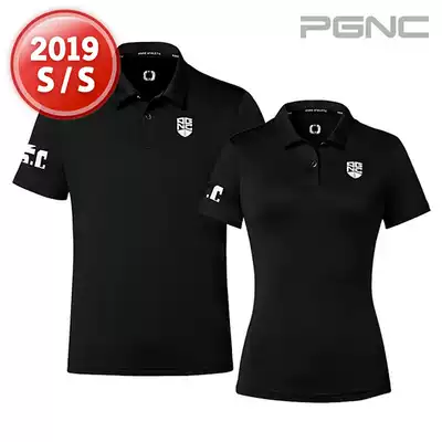 2019 hot summer new PGNC badminton suit PEGGY men and women PEGGY cool quick-dry sports couple short sleeve A