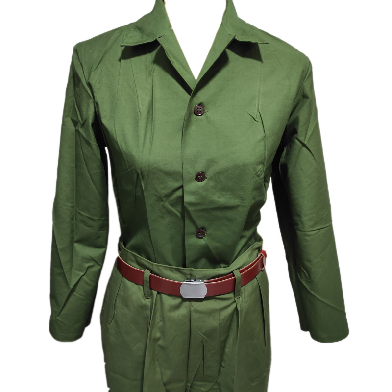 Inventory Collection 65 Women's Cotton Army Green Army Shirt Retired Women's Uniform Commemorative Long-sleeved Shirt