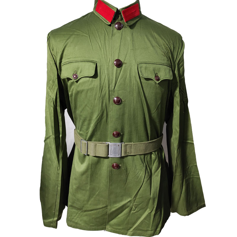 Stock collection 65-style polyester card hooded cadre uniform retired soldier uniform top nostalgic commemorative memory