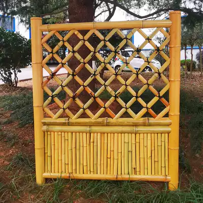 Anti-corrosion bamboo gate fence Bamboo fence fence fence flower fence Japanese courtyard partition Bed and breakfast farmhouse courtyard decoration