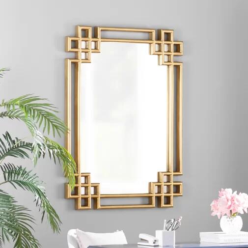 Wall hanging fireplace dresser aisle wall makeup mirror hanging wall wall decoration bathroom entrance decorative mirror American mirror