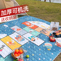 Picnic cushion anti-damp cushion waterproof thickened outdoor portable field out of spring cushions beach foldable picnic cloth