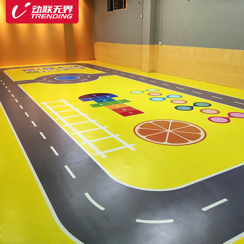 Kindergarten floor mat indoor pattern custom gym private floor mat early education center children's physical fitness