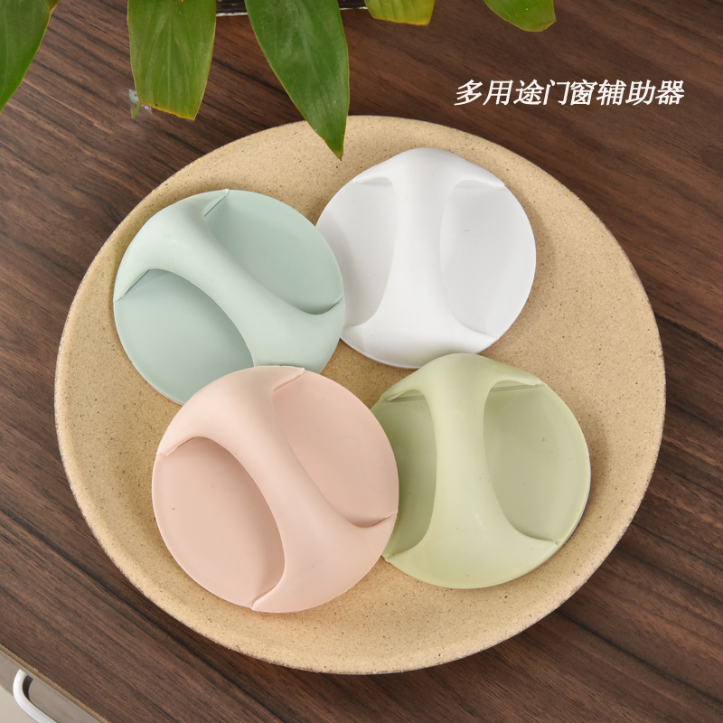 Multi-Purpose Furniture Auxiliary Handle, No-Drill Glass Door Shower Room Handle, Drawer Cabinet Window Plastic Handle