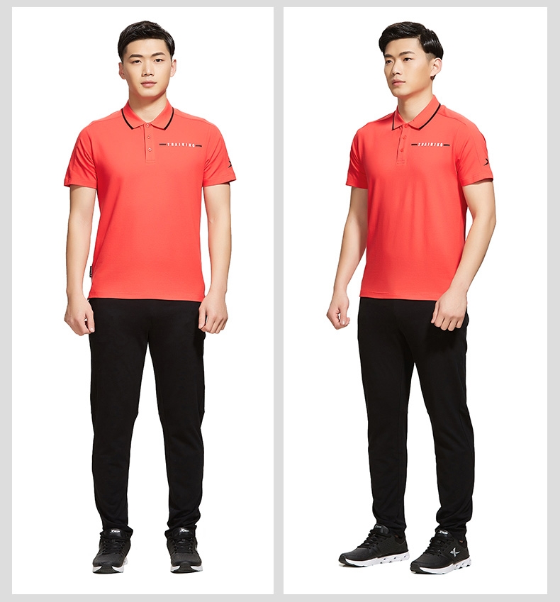 Áo thun thể thao nam tay ngắn Xtep 2019 Mùa hè mới thoải mái nhẹ đơn giản Tổng hợp áo thun thể dục nam - Áo polo thể thao áo polo levis