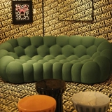 Модная креативная изогнутая ткань для гостиной, дизайнерский диван, популярно в интернете