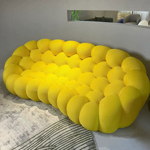 Модная креативная изогнутая ткань для гостиной, дизайнерский диван, популярно в интернете