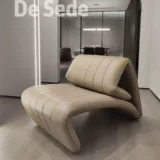 Швейцарская Барселона Фолд DS-266 Дизайнерский одиночный ленивый саудовский диван лока-хе-хэк