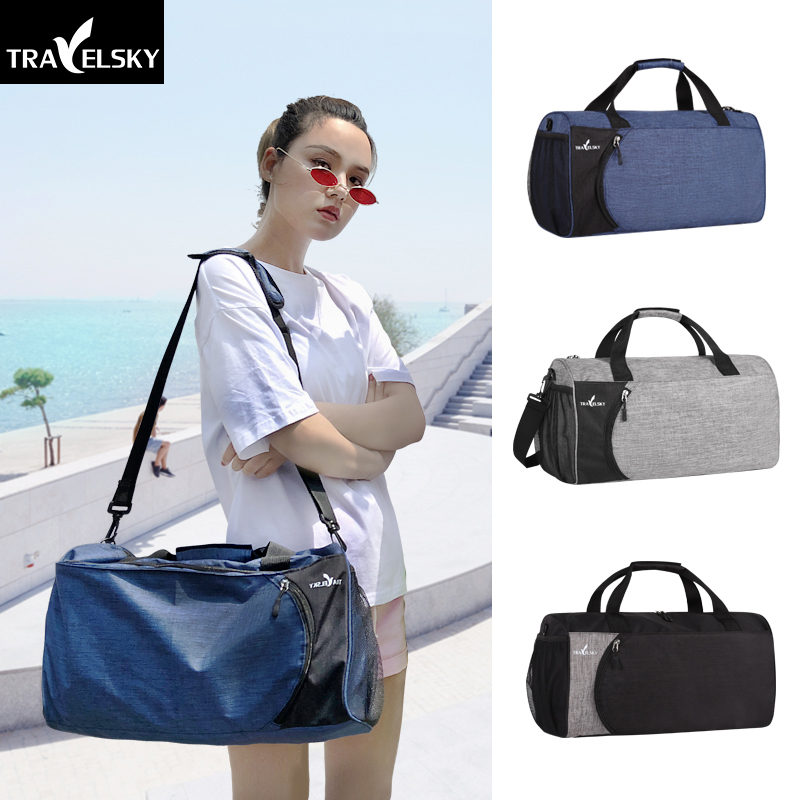 Sports Bag Men Fitness Training Bag Women Large Capacity Dry Wet Separation Bag Swimming Bag Travel Bag Carry-on Bag