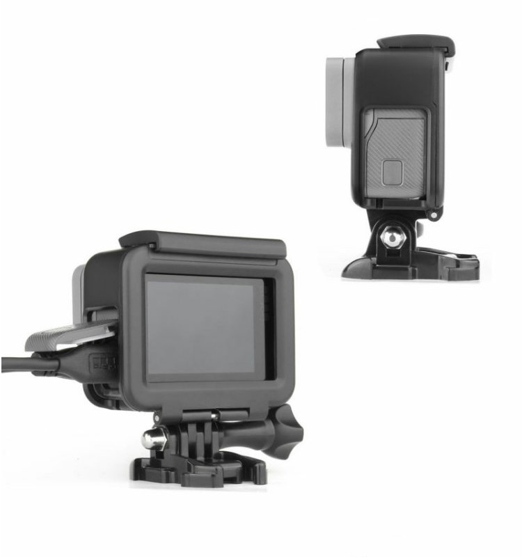 GoPro 7 vỏ máy ảnh thể thao hero5 chó lồng phụ kiện máy ảnh ống kính bảo vệ khung phụ kiện cố định