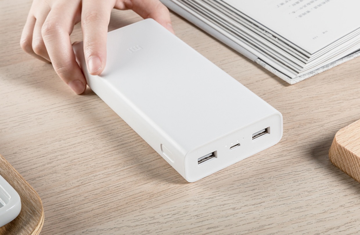 Millet ban đầu đích thực 2 thế hệ di động 20000 mAh Kho báu sạc 2C có thể sạc nhanh đầu ra USB