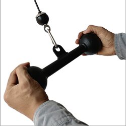 One-Word Pull Rod Puller, Straight Handle, Rowing Handle, Equipment Handle, Fitness Equipment Accessories