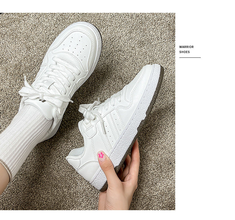 обувь на тонкой подошве ( для скейтборда ) 回力女鞋小白鞋女2024新款秋季鞋子女ins潮百搭鞋子小众运动板鞋 Warrior