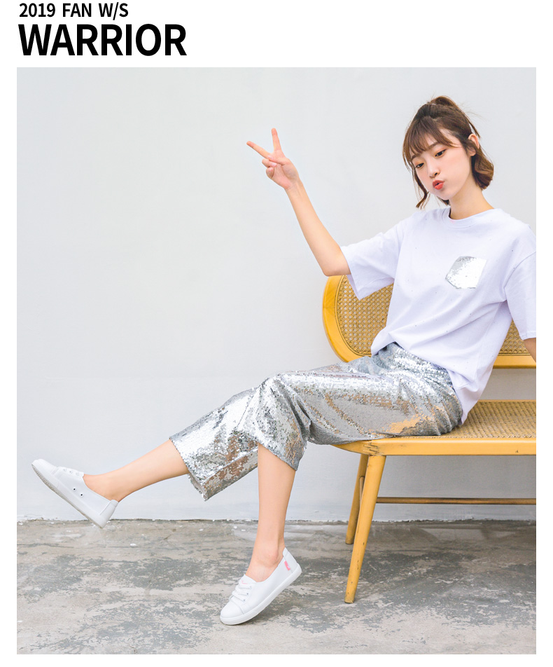 Kéo lại giày nữ giày trắng nữ 2019 hè mới thoáng khí hoang dã giày thông thường Giày nữ phẳng miệng nông - Dép / giày thường giày sneaker nike