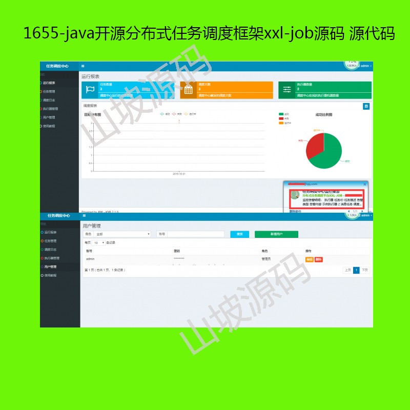 1655-java Open Source Distributed Task Scheduling Framework xxl-job Source Code Source Code