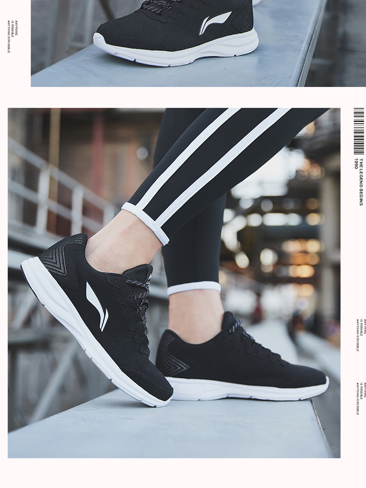 Giày chạy bộ Li Ning Giày nữ mới, giày chống trượt nhẹ, chống trơn trượt giày the thao nam chính hãng