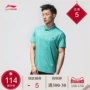 Li Ning áo sơ mi tay ngắn nam nhanh khô thoáng mát đan áo thể thao mùa hè ngắn APLM137 áo polo dior