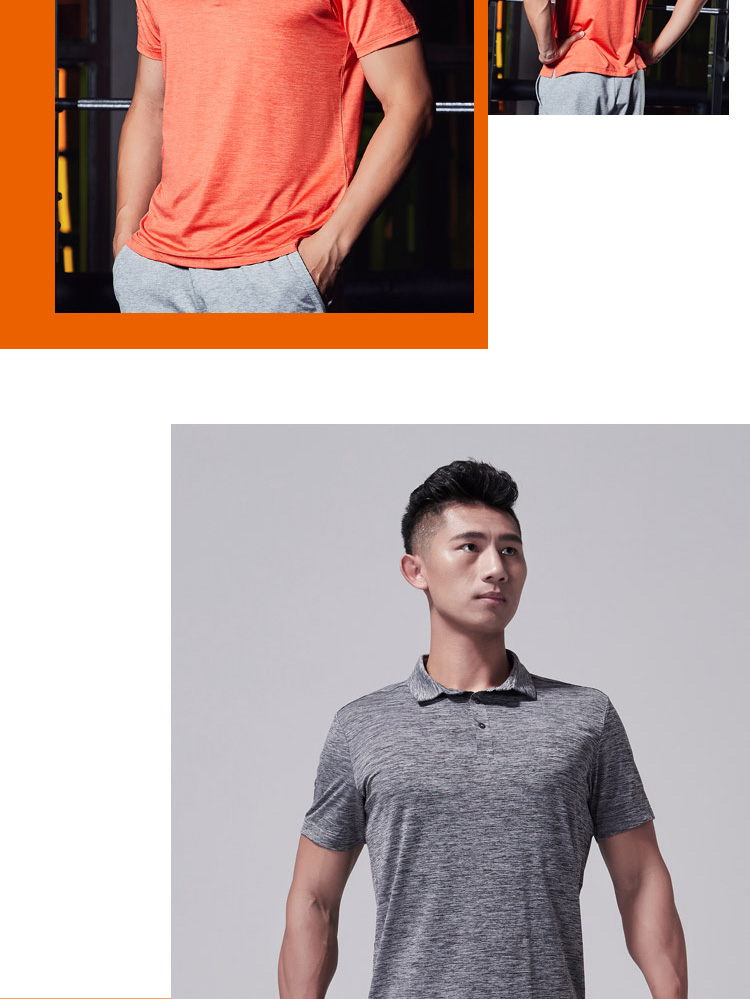 Li Ning áo sơ mi ngắn tay nam hàng loạt đào tạo mới nhanh khô mát ve áo mùa hè thể thao đan áo phông polo nam