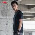 Li Ning áo thun ngắn tay nam hàng loạt đào tạo mới cổ tròn Áo sơ mi nam thể thao mùa hè - Áo phông thể thao áo thun nam thể thao Áo phông thể thao