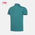 Li Ning áo sơ mi tay ngắn nam nhanh khô thoáng mát đan áo thể thao mùa hè ngắn APLM137 áo polo tay dài Áo polo thể thao