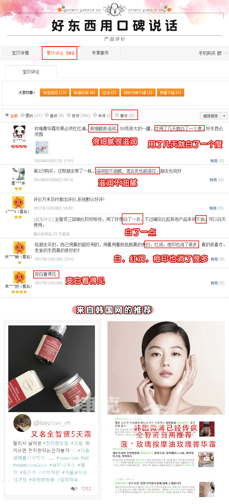 Classic White 皙 ~ Séc Spinian Botanicus Plant Rose Essence Oil Cream - Kem dưỡng da kem dưỡng hatomugi