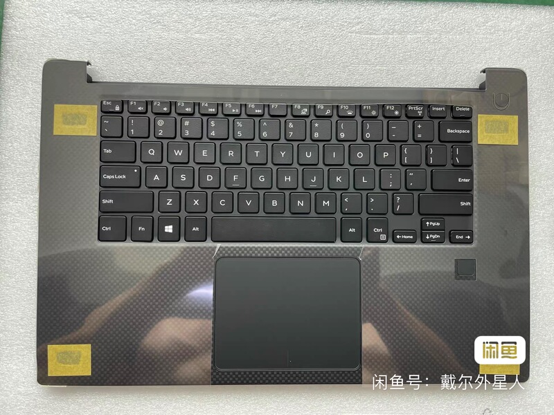 Brand New Original Dell Xps15 9560 Precision 5520 C Shell Keyboard Assembly with Fingerprint Scanner