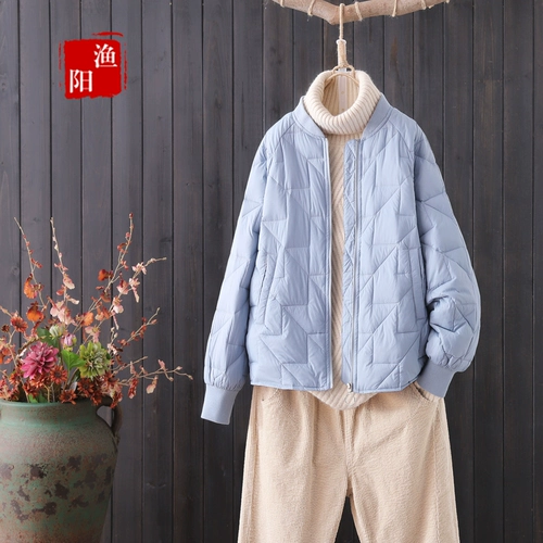 Легкий и тонкий красный короткий пуховик, бархатная небольшая куртка, 2020 года, оверсайз, утиный пух, подходит для подростков