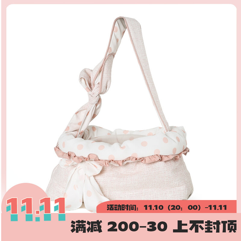 WOWBABEPETS Atrium series pet backpack cat bag go out portable bag oblique cross medium and small dog and cat supplies