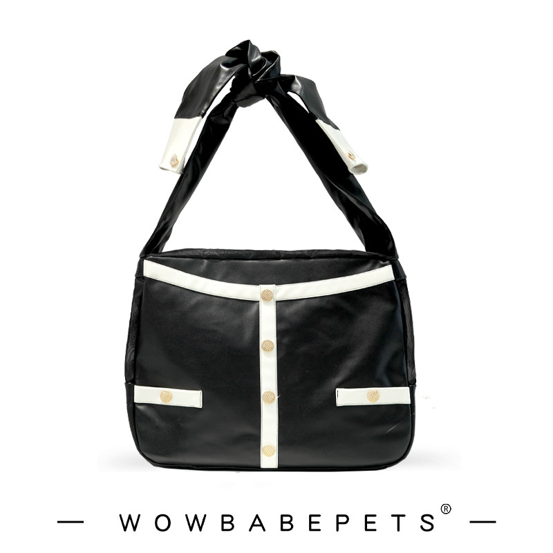 Wowbabepets light and luxurious kitten bag out of portable inclined satchel pet pooch Shoulder Bag Mini Dog Single Shoulder