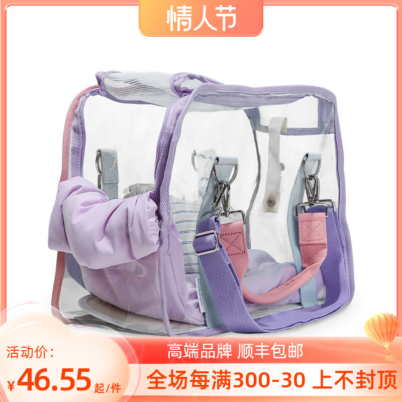 WowbabeperETS Cabin Common Cat Backet Pet Backpack Outside Transparent Cross Cat for Cat