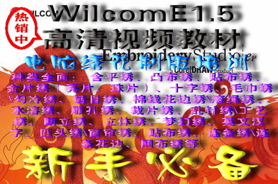 Embroidered plate-making software Wilkerm E1 5WilcomE2 0 Full HD film tutorial