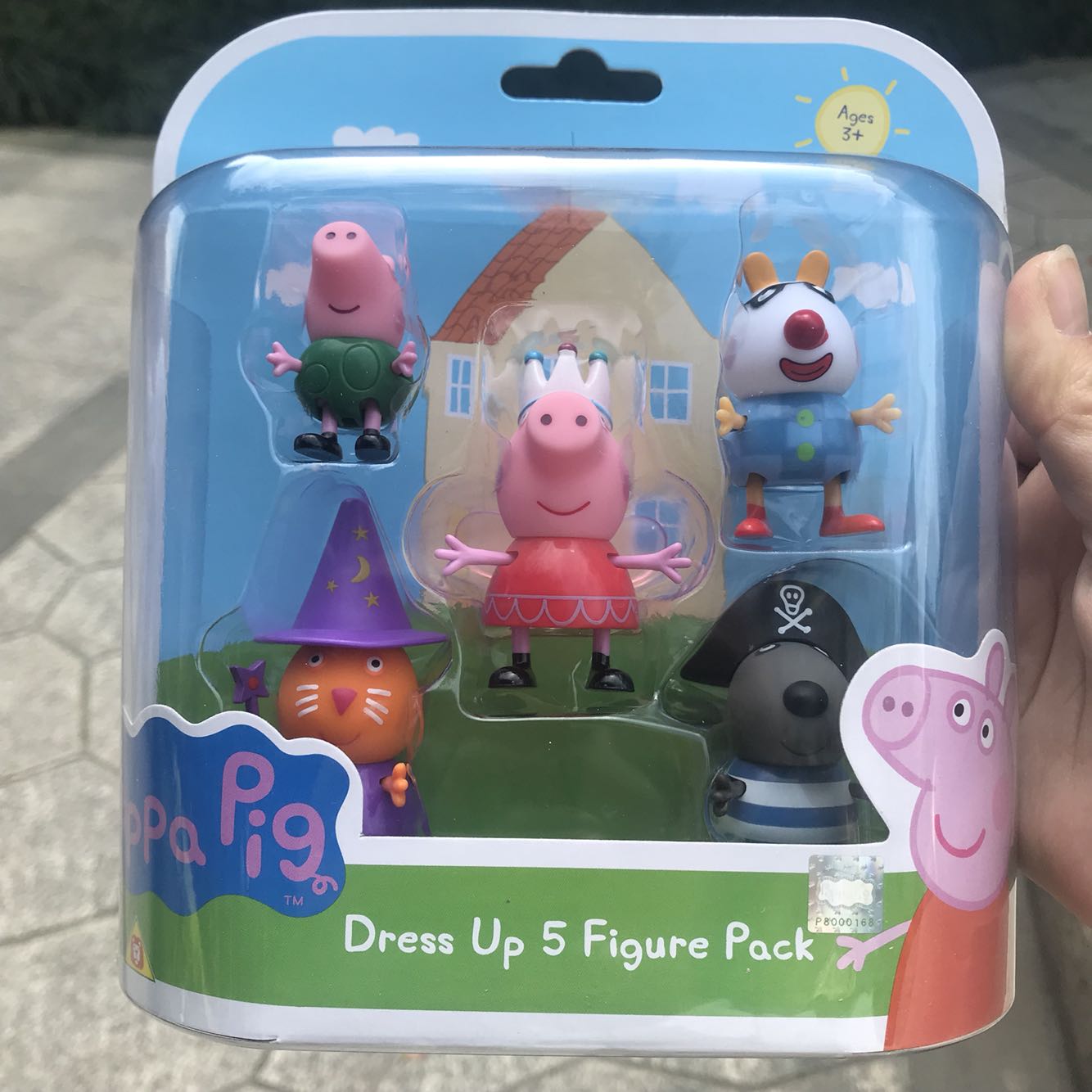 Chính hãng Peggy Peppa Pig Cô bé Pepe Lợn Chơi Nhà Đồ chơi Nam và Nữ Quà tặng 3 đồ chơi người nhện