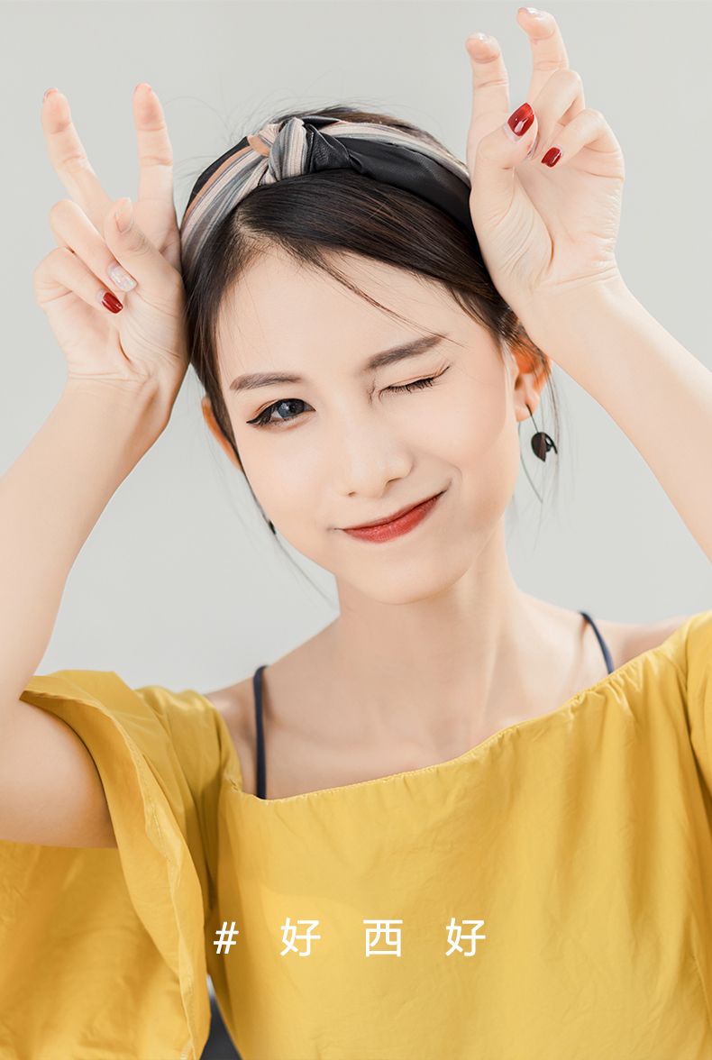 Hàn quốc đơn giản rộng vành dễ thương hoang dã ngọt ngào lady headband tính khí thời trang phiên bản vải lỗ đầu kẹp tóc mũ nón