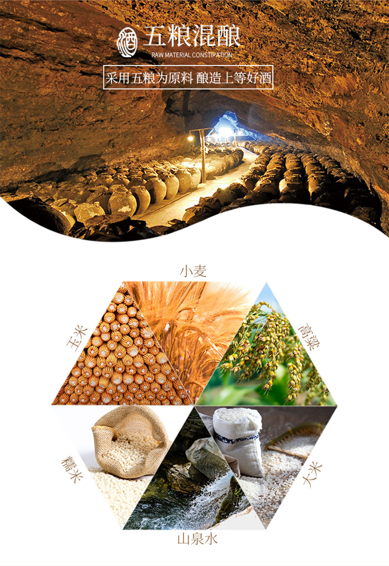 五粮液旗下 天下酒仓 典藏52度浓香型白酒 500ml*6瓶 图3