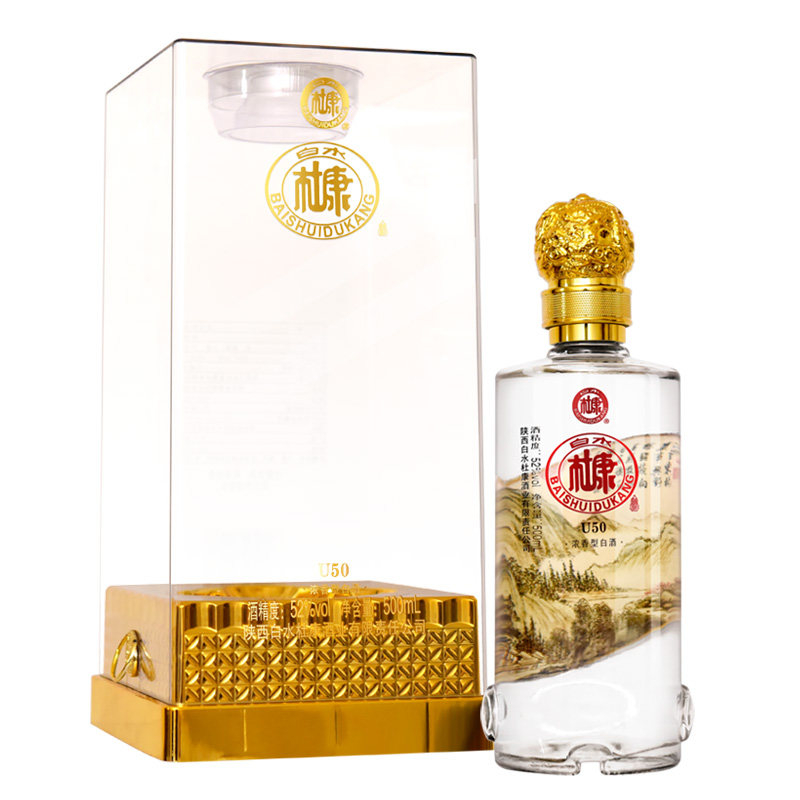 白水杜康 山水情 52度浓香型白酒 500ml*6瓶礼盒装 图2