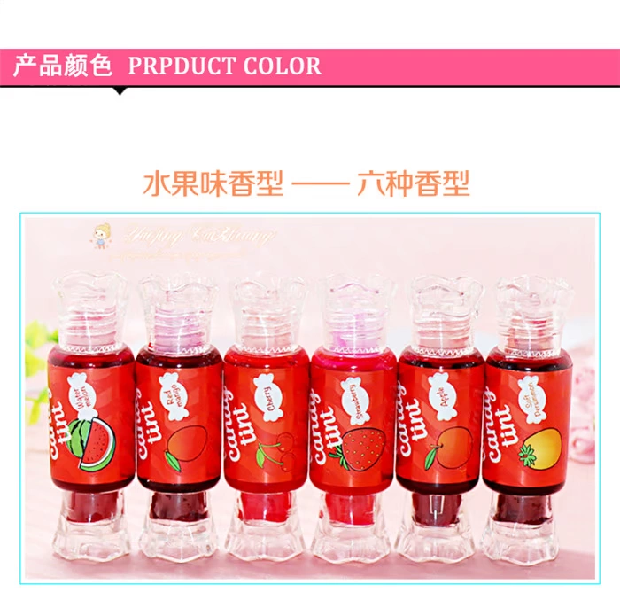 Hàn Quốc PNF kẹo nhuộm môi lỏng không chạm cốc son bóng son bóng giữ ẩm lâu không dấu vết cắn trang điểm môi son môi