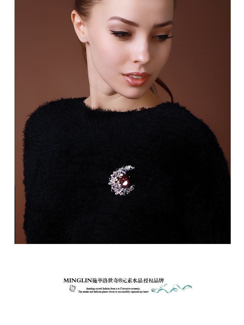 Broche femme en cristal autrichien - Ref 1187771 Image 11
