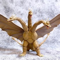 Godzilla 2019 movie monster king Quito La movable model handmade gold three-headed dragon pendulum