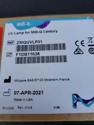 Original Millipore Millipore ZMQUVLP01 185 254nm dual wavelength UV lamp MILLI-Q