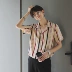 Áo sơ mi sọc nam phiên bản Hàn Quốc của chàng sinh viên trẻ đẹp trai buông thả ngắn tay áo mỏng phần áo khoác mỏng bf - Áo khoác đôi áo khoác nam hàng hiệu Áo khoác đôi