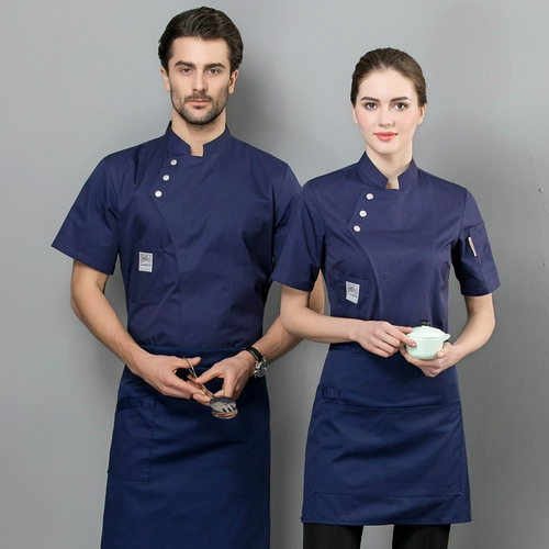 Отель Western Restaurant Chef Workwear Мужская летняя высококачественная модная кухня персонализированный шеф-повар Wear Wome Fashion Fashion с коротким рукавом