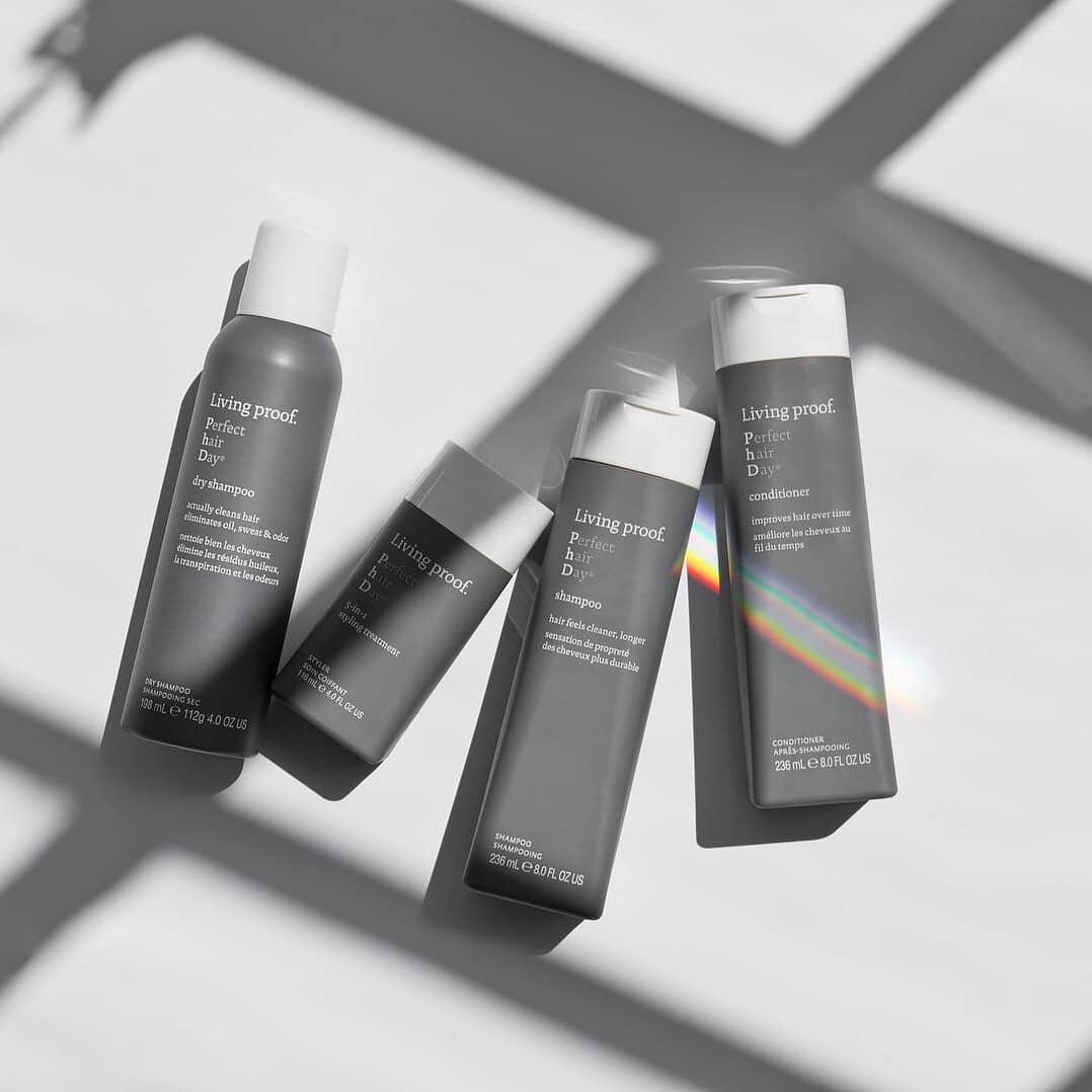 Spot Living Proof Perfect hair day PHD Daily satisfactorily shampoo with shampoo