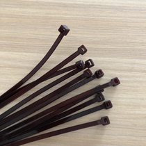 Brown cable tie self-locking coffee color nylon cable thread self-adhesive mount