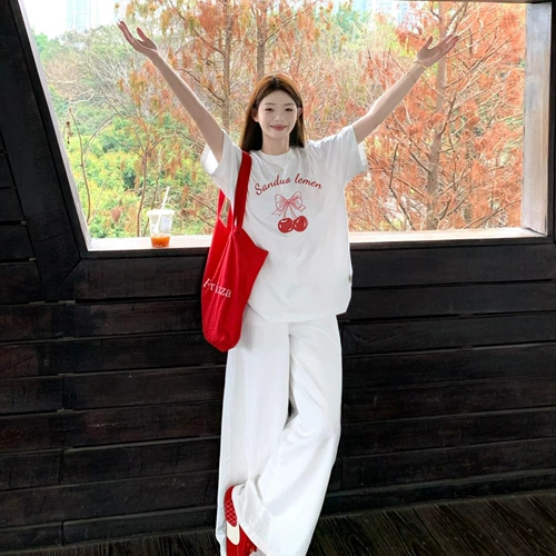 Белая хлопковая сексуальная футболка, оверсайз