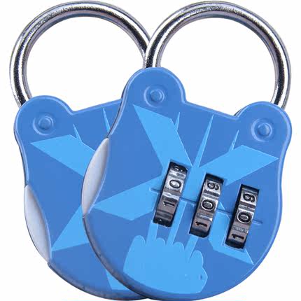 复仇者联盟迷你密码锁挂锁柜子锁行李箱包锁健