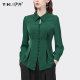 Shirt women's long-sleeved top professional design sense foreign style chic shirt 2022 autumn new commuting slim and thin