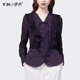 Shirt women's long-sleeved tops with a sense of design buckle retro national style tassel shirt temperament 2023 spring new chic